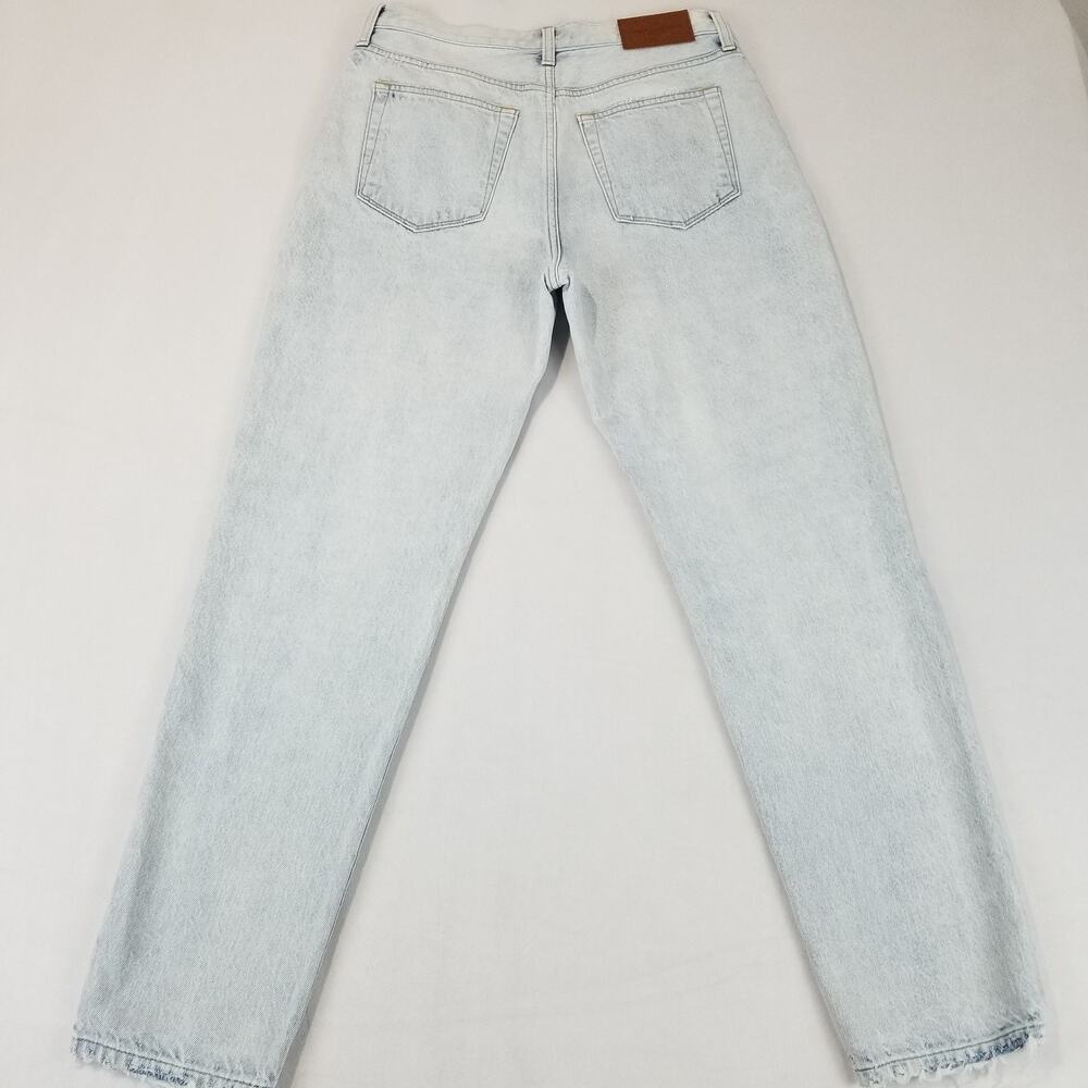Lucky Brand Jeans Womens 6 28R Light Wash Drew Mom High Rise Tapered Denim Pants - Picture 2 of 15